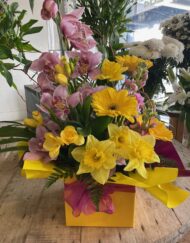 Bright Spring Box Arrangement
